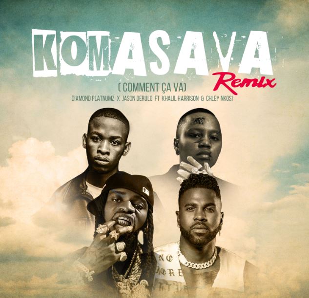 AUDIO | Diamond Platnumz X Jason Derulo Ft. Khalil Harisson & Chley – Komasava Remix | Download Mp3